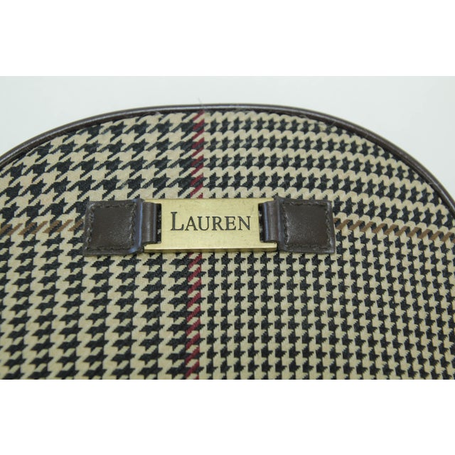 Ralph Lauren Houndstooth Wallet Cosmetic Bag For Sale - Image 9 of 12