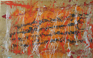 Alfredo Pizzi, Number 11, Acrylic on Canvas, 2025