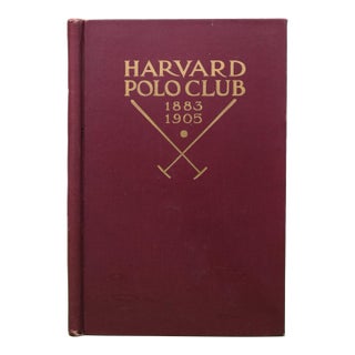 "Harvard Polo Club 1883-1905" For Sale