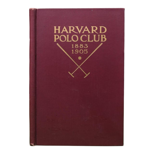"Harvard Polo Club 1883-1905" For Sale
