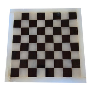 Marble and Onyx Chess Board