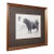 Vintage Stamp Proof Sketch, English, Barry Driscoll, Welsh Black Bull, Framed For Sale