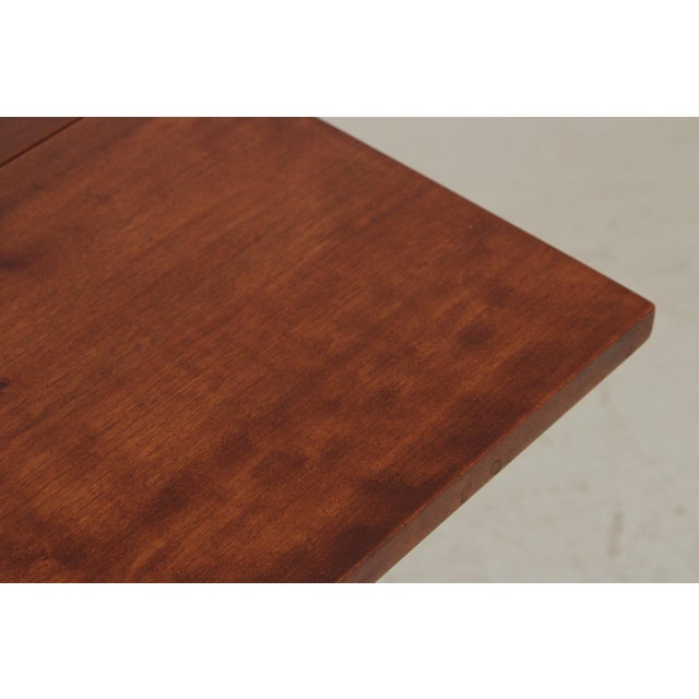 Eldred Wheeler Primitive Cherry Dropleaf Farm Table For Sale - Image 12 of 18