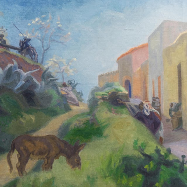 'Motif From Ibiza' by Harriet Fischer, 1951, Post-Impressionist Woman Artist, Paris, Madrid, Copenhagen For Sale - Image 4 of 13