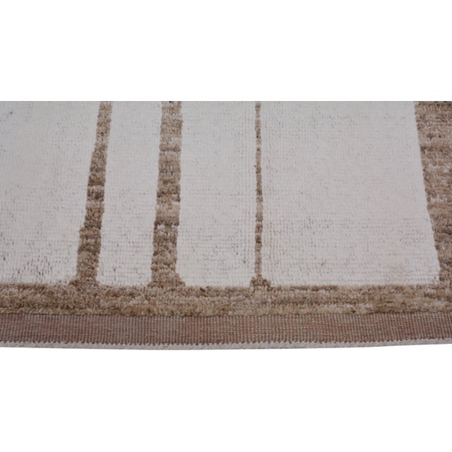 2010s Moroccan Hand Knotted Wool Rug, 10'x15' For Sale - Image 5 of 6