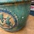 Late 20th Century Green Planter with Floral Relief Design For Sale - Image 4 of 12