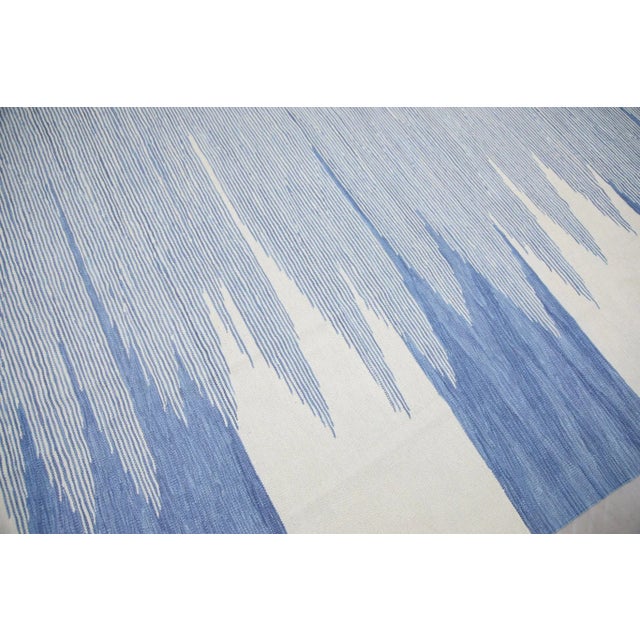 Contemporary Early 21st Century Handmade Modern Kilim Rug 9'2 X 12'2 For Sale - Image 3 of 7