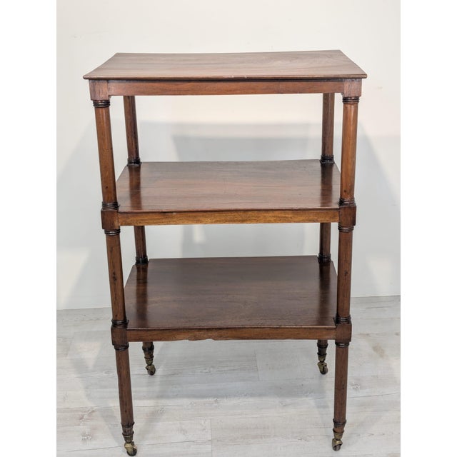 Wood Antique Shelf in Mahogany, 1800s For Sale - Image 7 of 16