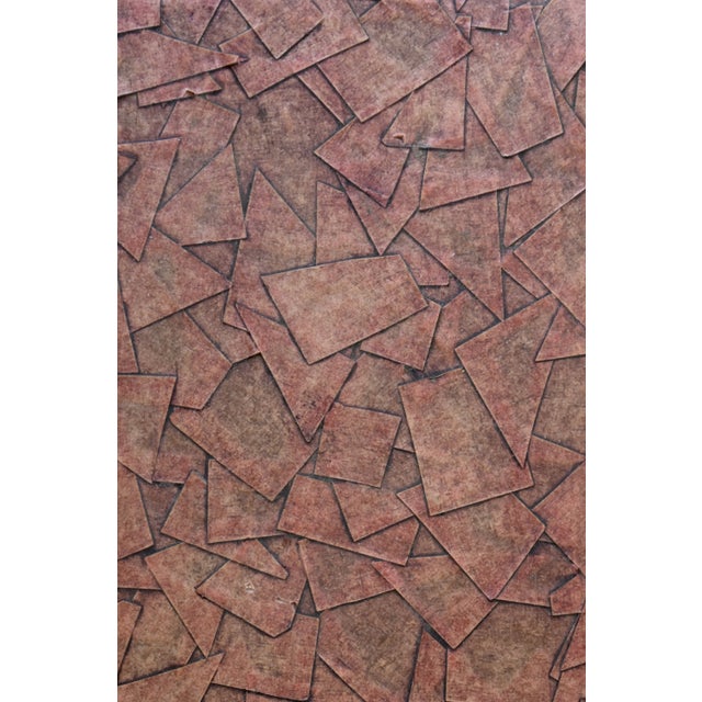 Vintage Painted Decoupage Masking Tape Glove Box, Mid 20th Century For Sale In New York - Image 6 of 15