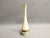A vintage Lenox bud vase from the Minaret collection. The tall porcelain vase has three gold bands on the lower section. A...
