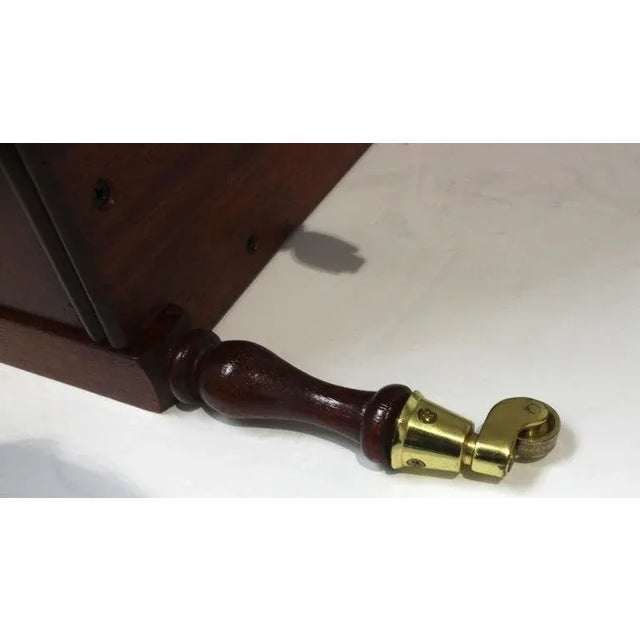 Mid 20th Century Canterbury Magazine Stand English Regency Style For Sale - Image 5 of 13