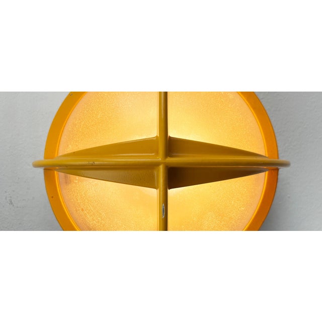 Mid-Century Danish Model Pirat Metal Outdoor Wall Lamp by Eva Koppel, Nils Koppel, Gert Edstrand for Nordisk Solar, 1960s For Sale - Image 4 of 18