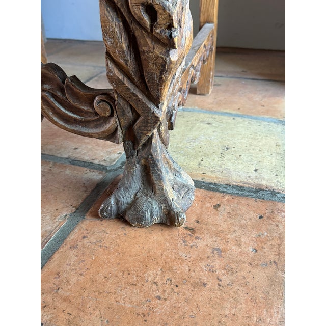 Late 19th Century A Spanish Colonial Revival Carved Hardwood Armchair. For Sale In San Diego - Image 6 of 9