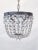 Silver Rim Crystal Basket Pendant Light For Sale - Image 4 of 4