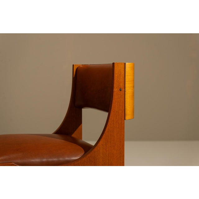 Model 273 Dining Room Chairs attributed to Franco Asnaghi, Italy, 1966, Set of 6 For Sale - Image 12 of 13