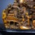 Amber Vintage Carved Soapstone Mountain Scene – 9.1" Figural Landscape Sculpture For Sale - Image 8 of 9