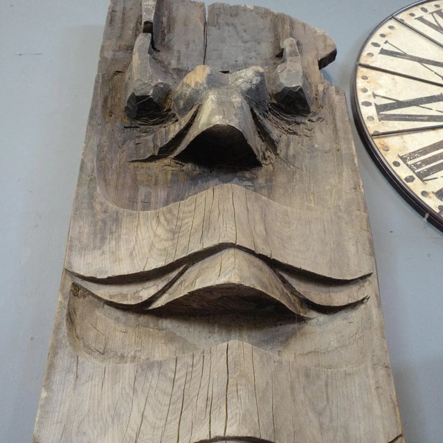 Antique Original Old Naga Sculptural House Post For Sale - Image 4 of 6