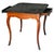 Queen Anne Antique Wood Side Table W/ 2 Drawers For Sale - Image 3 of 11