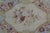 Vintage Floral Rose Needlepoint Textile Tapestry Area Rug 66" For Sale - Image 9 of 17
