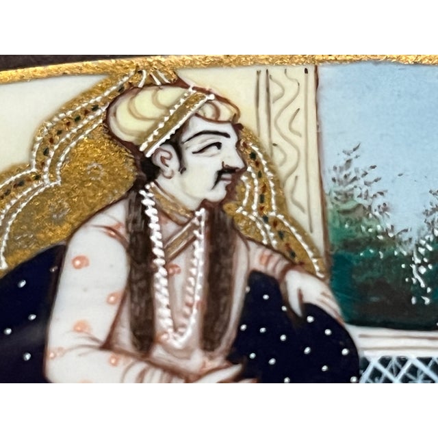 Late 19th Century Indian Mughal Painting For Sale - Image 4 of 9