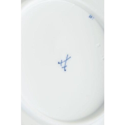 Porcelain Soup Plates with Blue Onion Pattern from Meissen, Germany, Set of 4 For Sale - Image 4 of 5