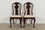 A gorgeous pair of Queen Anne or Georgian style side chairs or dining chairs By Stickley USA, Early 21st Century Solid...