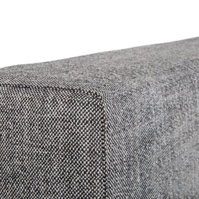 Modern Ipanema Fabric Bed in Grey by Poliform For Sale - Image 3 of 13