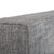 Modern Ipanema Fabric Bed in Grey by Poliform For Sale - Image 3 of 13