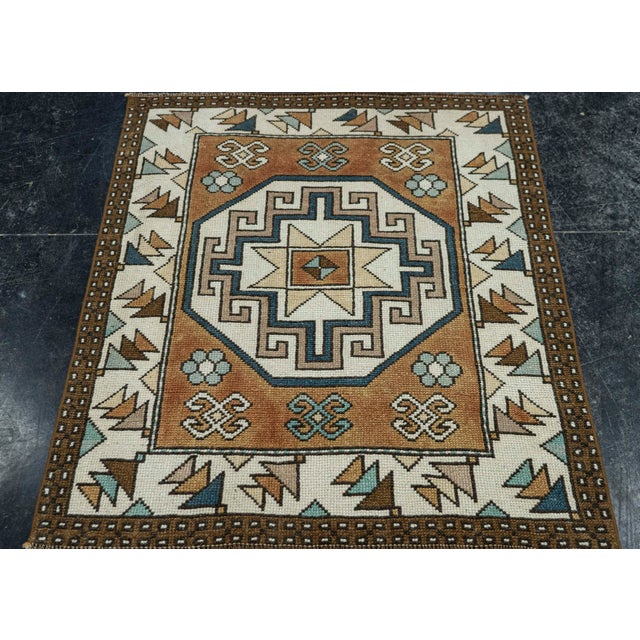 Turkish Vintage Square Rug 3' x 3'6" #20564 Explore a curated collection of hallway runners, wool rugs, and handmade...