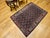 Antique Persian Senneh Area Rug, Hand-Knotted Wool, Herati Pattern & Gol Farang Border, Navy & Light Blue, 4x5 For Sale - Image 9 of 18
