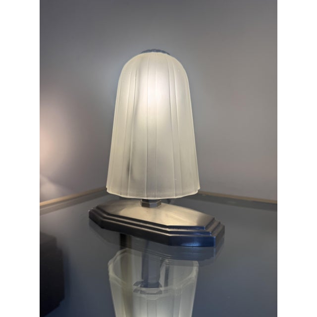 Art Deco Night Light from Hettier & Vincent, France, 1930s For Sale - Image 13 of 18