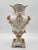 Antique OOAK Mid Century Ornate Hand Made Capodimonte Italy Large Vase No Chips For Sale - Image 10 of 12