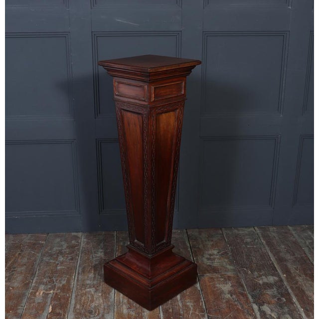Georgian Style Mahogany Pedestal Stand, 1920s For Sale - Image 14 of 16