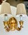 Metal Pair French Empire Style Brass Swan Wall Sconces For Sale - Image 7 of 15
