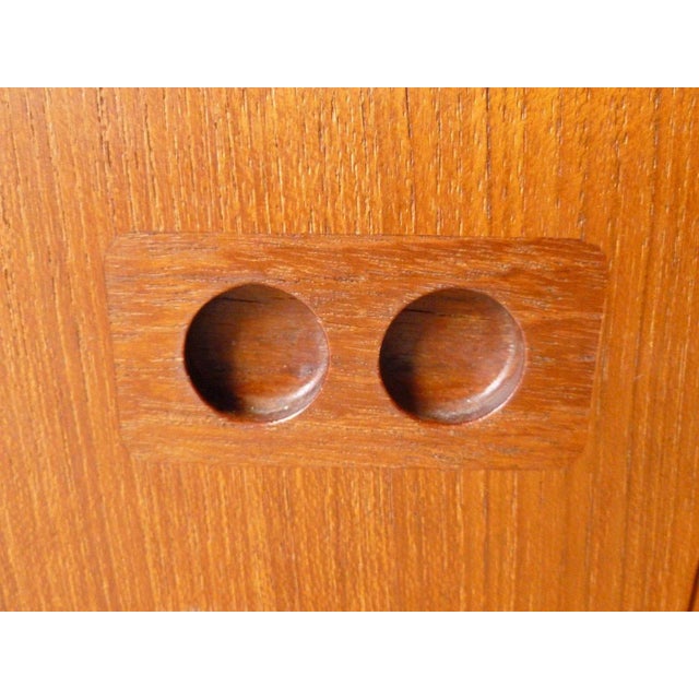 Brown 1950s Mid Century Modern Danish Koford Larsen Teak & Rosewood Credenza For Sale - Image 8 of 13