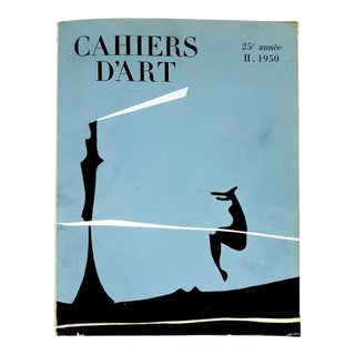 Cahiers D’Art, 25th Year, No. II With Yves Tanguy Original Pochoir (1950) For Sale