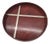 Art Deco Round Dark Veneer Tray with Metal Decoration, 1930s For Sale