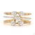 Modern 0.5 Carat Round Brilliant Cut Diamond Gold Ring, Size 6.5 For Sale - Image 3 of 9