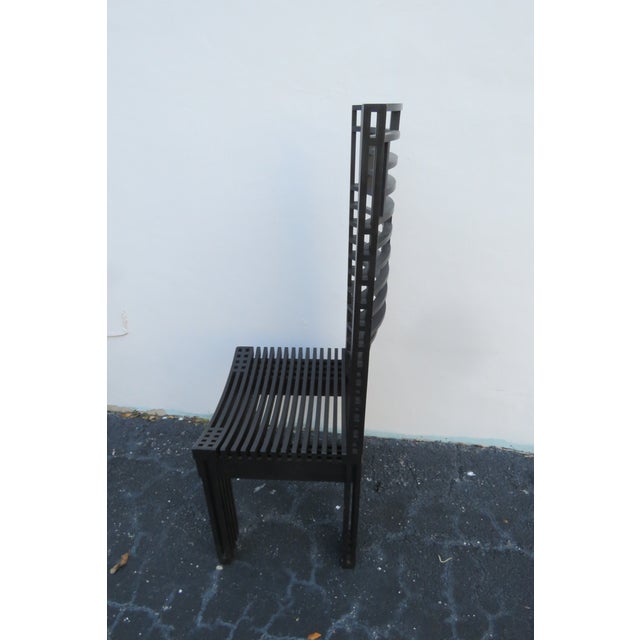 Miguel Rodrigo Mazure Black Bermont Dining Chairs Set of Eight 6224 For Sale - Image 12 of 18