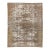 Distressed Antique Mahal Wool Area Rug in Taupe, Warm Brown, and Muted Sage For Sale