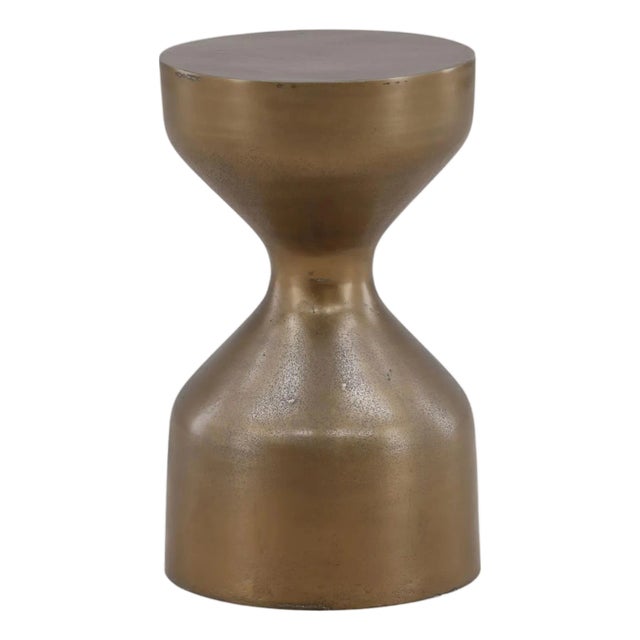 Bronze Finish Tika Side Table For Sale