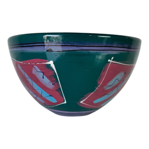 1980s Vintage Steve Howell Studio Art Pottery Bowl