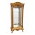 1960s Gold Leaf Curio Display Cabinet For Sale