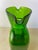 Mid 20th Century Blenko Emerald Green Double Spout Water Bottle Pitcher For Sale In Seattle - Image 6 of 9