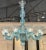 Modern Blue Murano Glass Chandelier With 10 Lights For Sale - Image 9 of 9