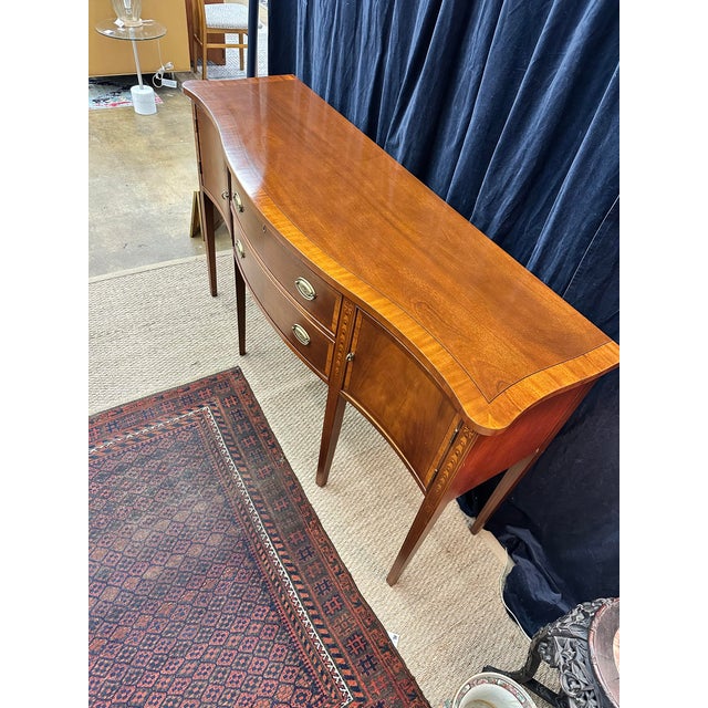 2000 - 2009 Federal Style Sideboard by Ethan Allen With Inlay For Sale - Image 5 of 8