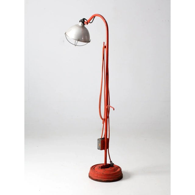Vintage Industrial Work Lamp For Sale - Image 9 of 12