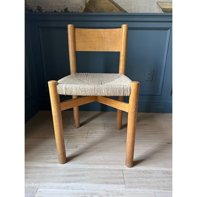 Charlotte Perriand Style Rush Chair Set of 2 For Sale In Oklahoma City - Image 6 of 7