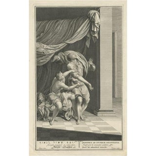 Hoet, Joseph Tempted, 1728, Engraving For Sale