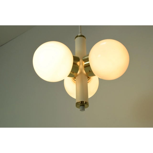 Mid-Century Pendant Light attributed to Instala Decin, 1970s For Sale - Image 4 of 13